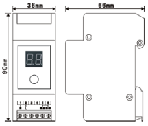 CSHBFL-MJS99电涌保护器专用雷电计数器（0~99位、