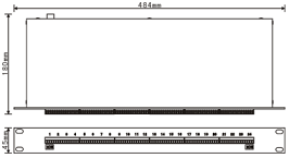 CSHBFL-SC/**机架式控制线信号防雷器（12V、24V、