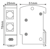 CSHBFL-SA/***音频信号防雷器（RJ11、4口、170V、