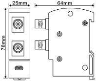 CSHBFL-SV/***视频信号线防雷器（单口、4口、8口