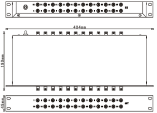 CSHBFL-SV/***机架式视频线信号防雷器（BNC、16口