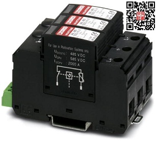 VAL-MS 1000DC-PV/2+V-FM - 2800627 2类用于光伏系统直流侧Phoenix菲尼克斯防雷器 http://www.cshbfl.com/