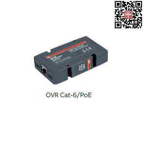 OVR Cat-5/6系列 用于RJ45以太网络（PoE供电）的ABB信号防雷器 http://www.cshbfl.com/