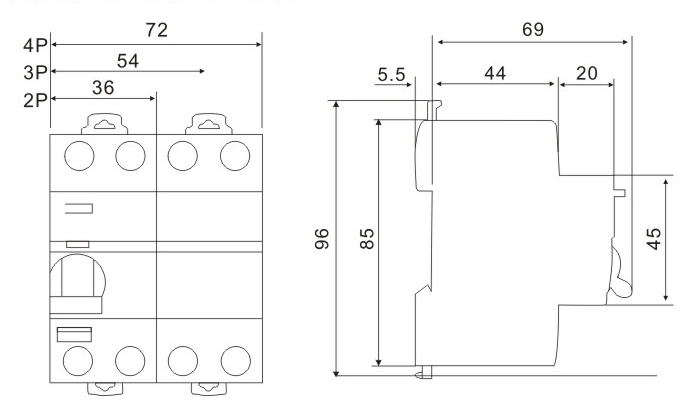 CSHBFL-SCB40/***浪涌后备保护器（20/40/60/80/120/I15/I25/I50KA 1P/2P/3P/4P模式）