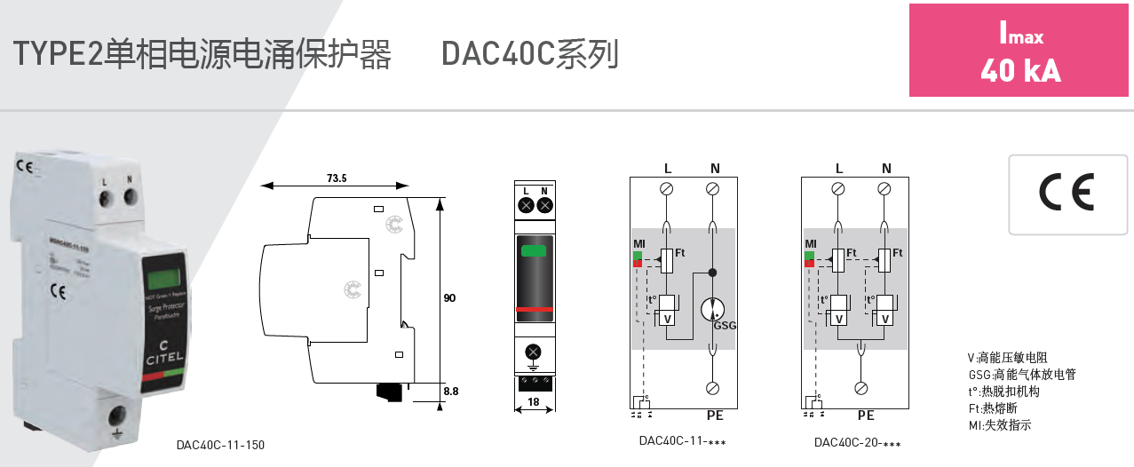 DAC40C-20-440 +wx15388051501