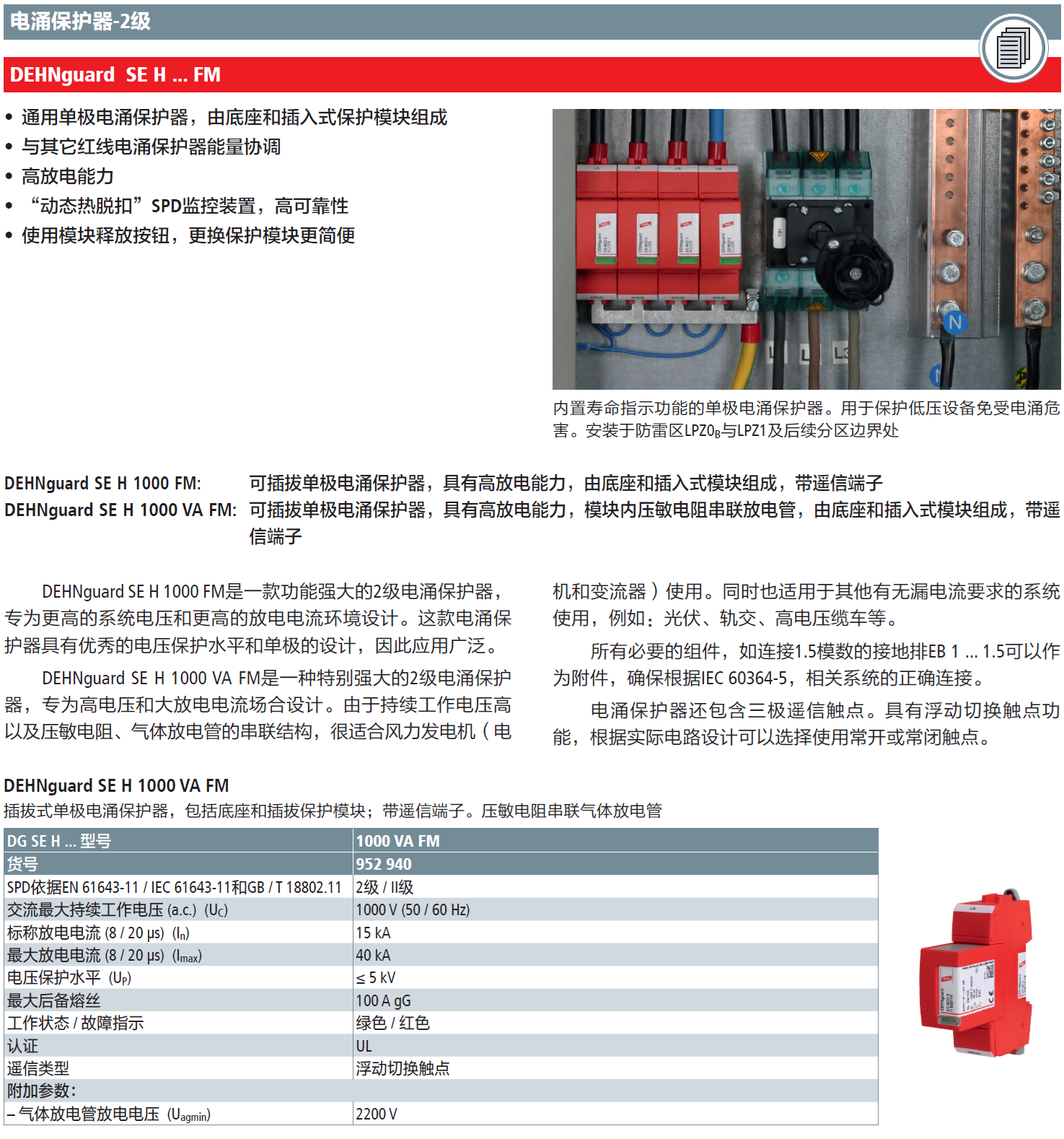 DG SE H 1000 VA FM(952 940)