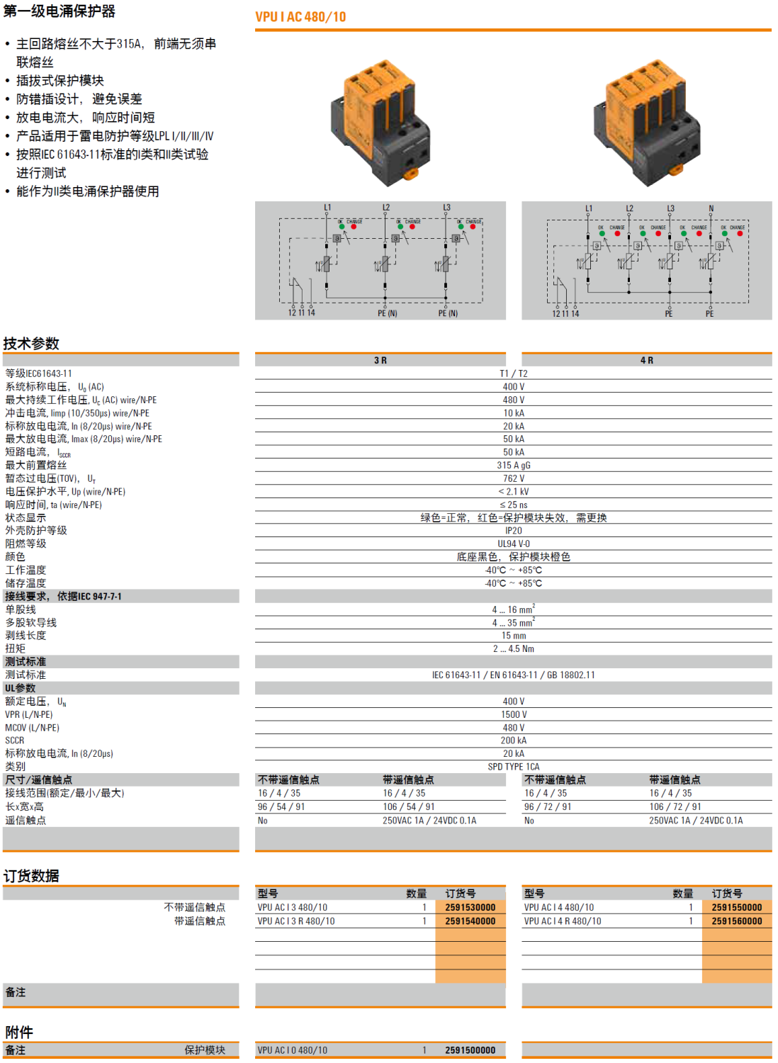 VPU AC I 3 R 480/10(2591540000)，VPU AC I 3 480/10(2591530000)，VPU AC I 0 480/10(2591500000)，VPU AC I 4 R 480/10(2591560000)，VPU AC I 4 480/10(2591550000)